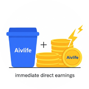 Icono de cohete para iniciar y ganar comisiones directas con Aivlife